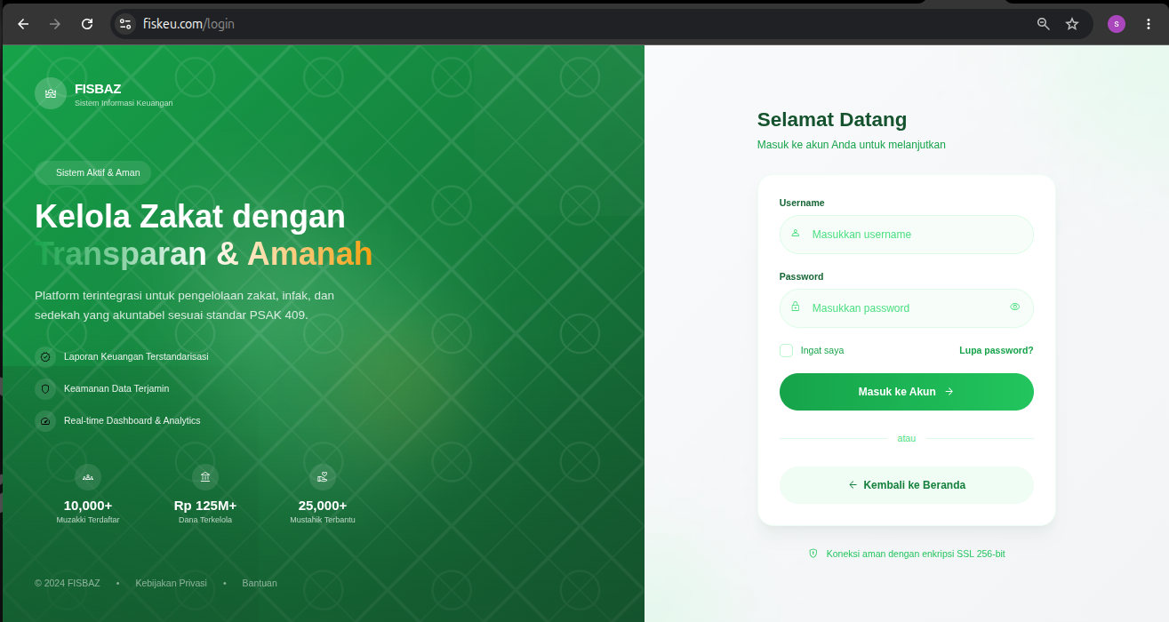 FISBAZ — Zakat Financial Management System